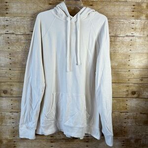 Goodfellow & Co. Men’s Off White Hoodie Sweatshirt Raglan Sleeves Size XL EUC